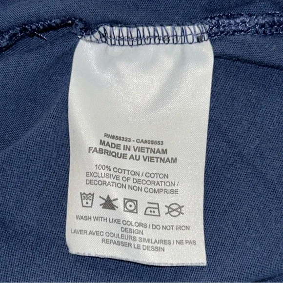 Nike Men’s Sportswear Club T-shirt Midnight Navy/White 2XL - Picture 7 of 8